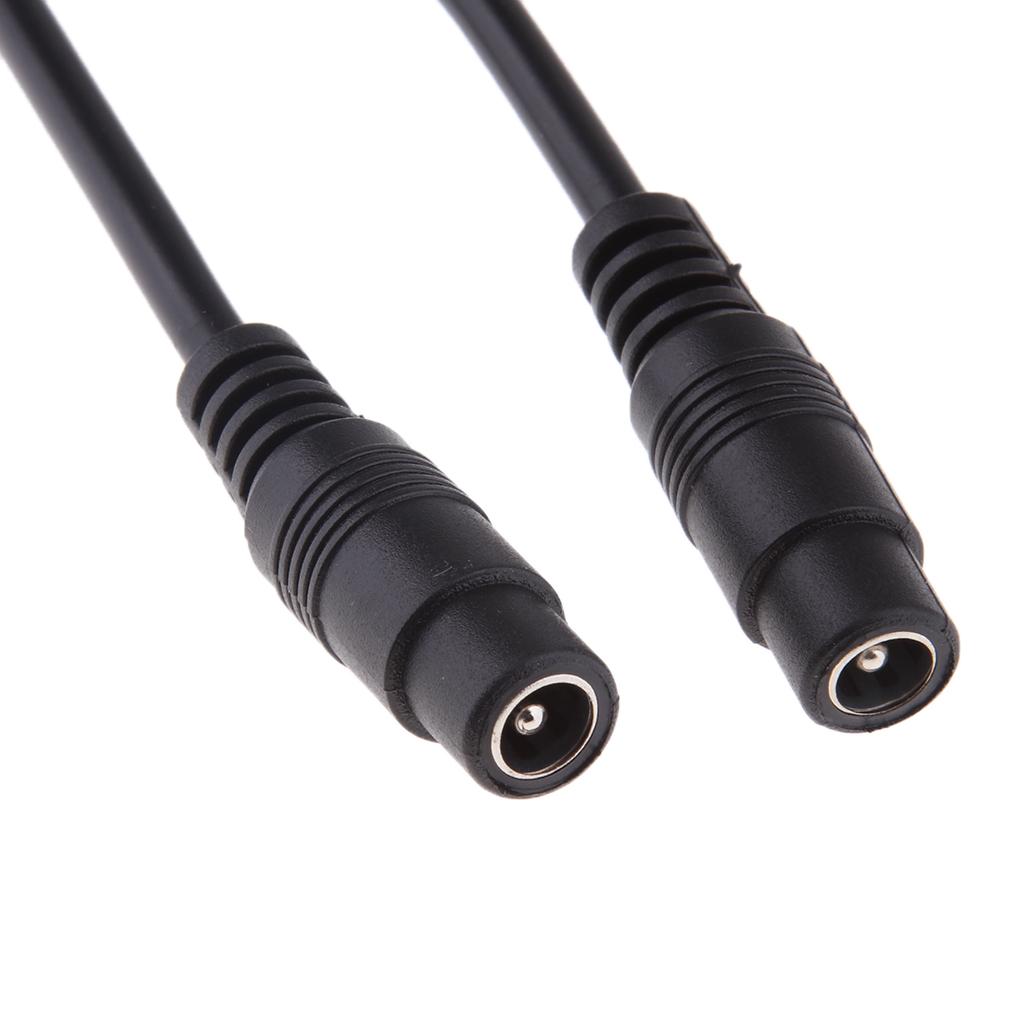 2pcs DC Power 5.5x2.1mm Female to 5.5x2.5mm Male Adapter Cable Right Angle