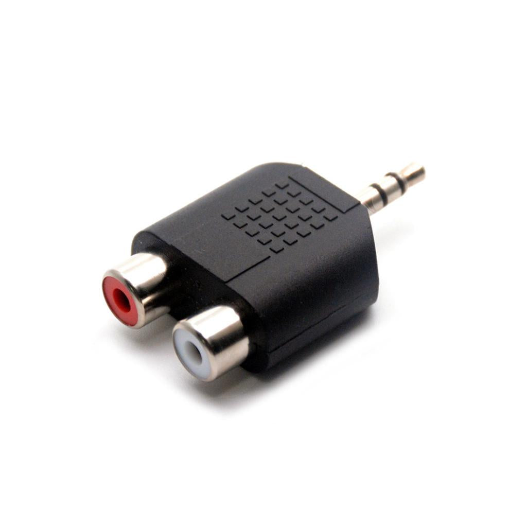 10pc 3.5mm to Dual 2 RCA Female Male Jack Y Splitter Audio Adapter Converter