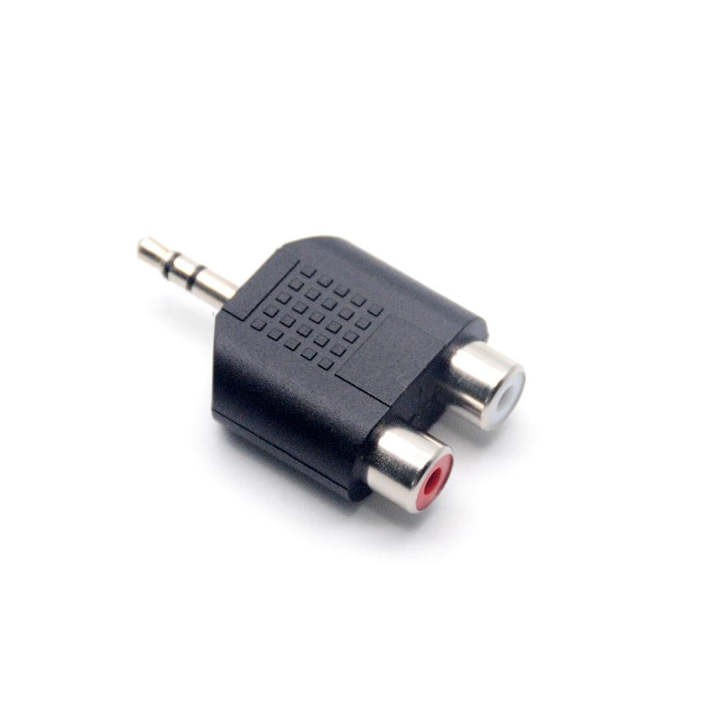 10pc 3.5mm to Dual 2 RCA Female Male Jack Y Splitter Audio Adapter Converter