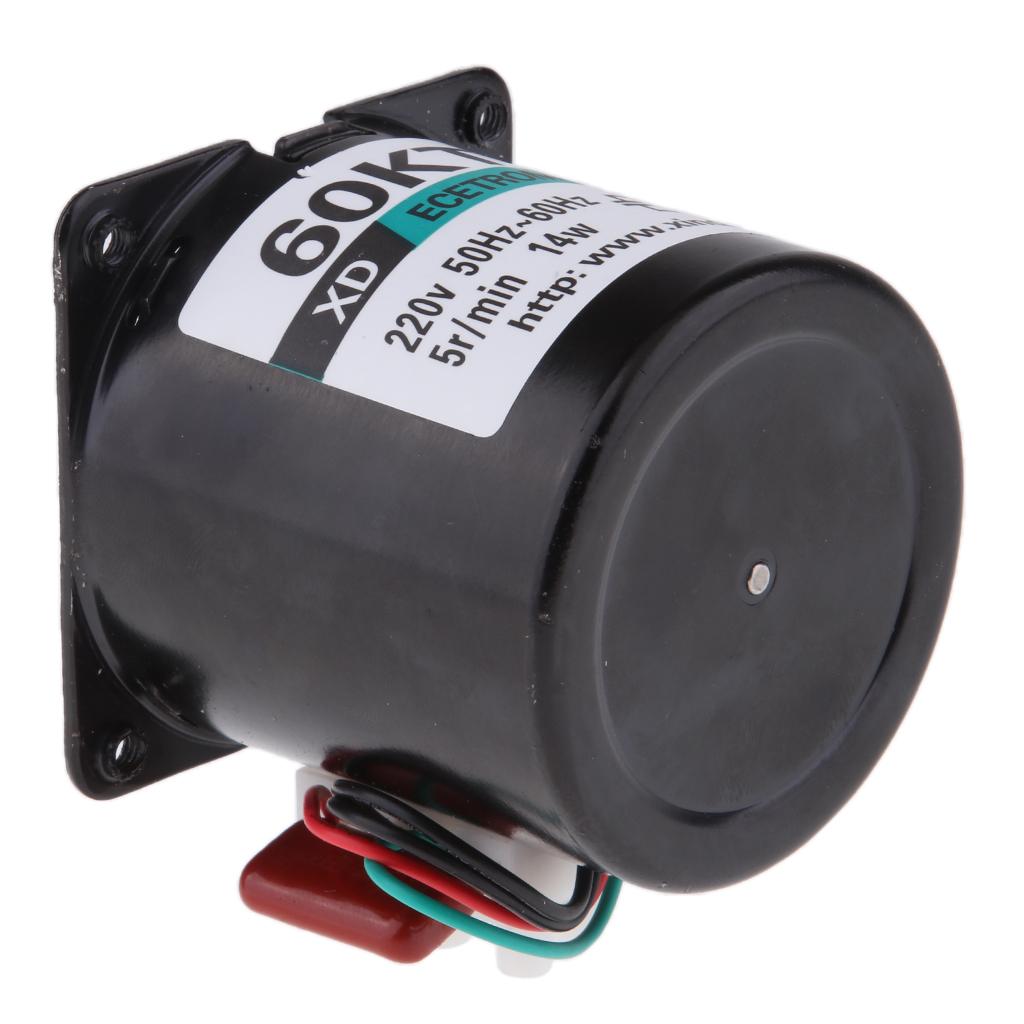 60KTYZ 220V 5RPM Permanent Magnetic Electric Synchronous Motor 14W 