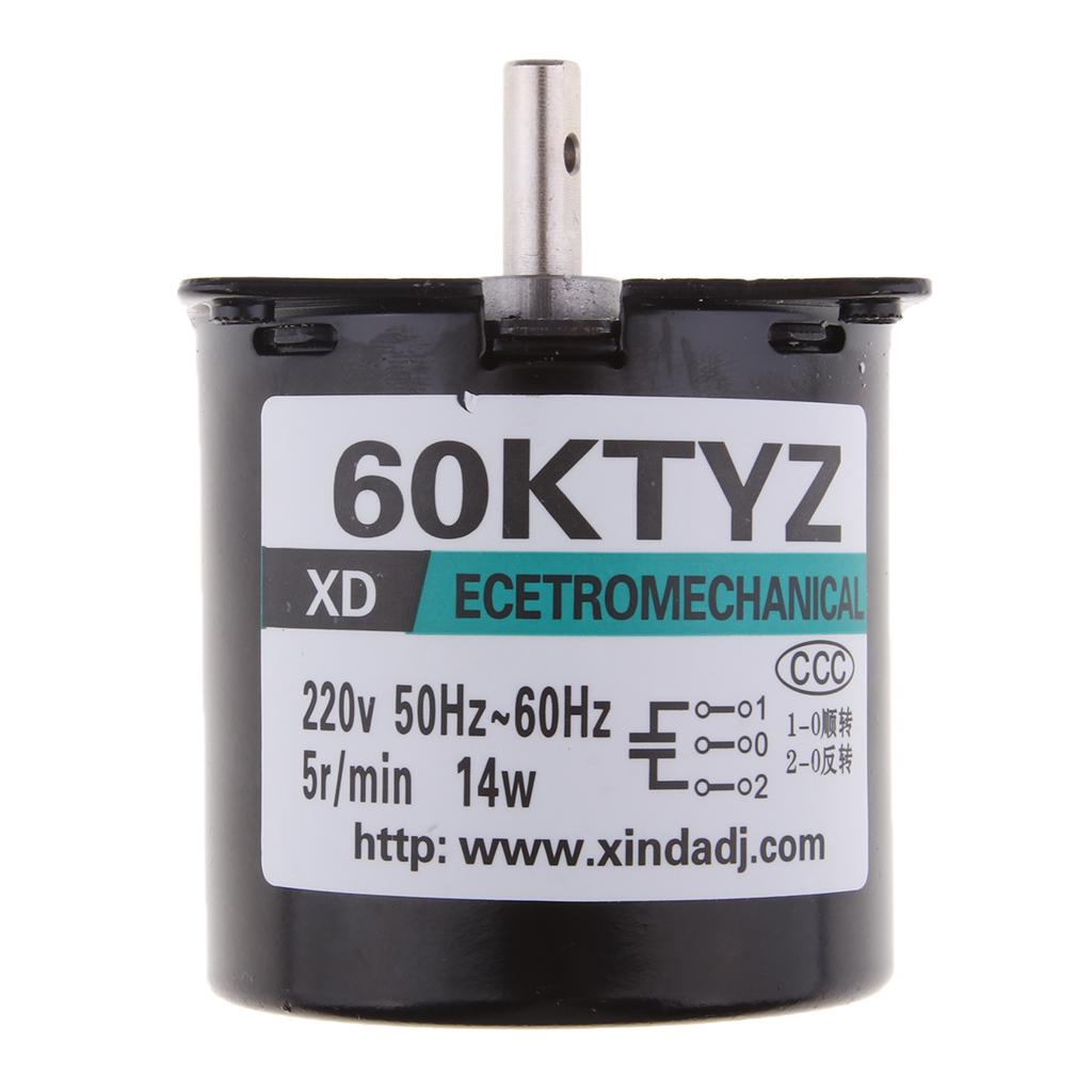 60KTYZ 220V 5RPM Permanent Magnetic Electric Synchronous Motor 14W 
