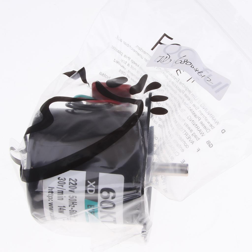 60KTYZ 220V 30RPM Permanent Magnetic Electric Synchronous Motor 14W 