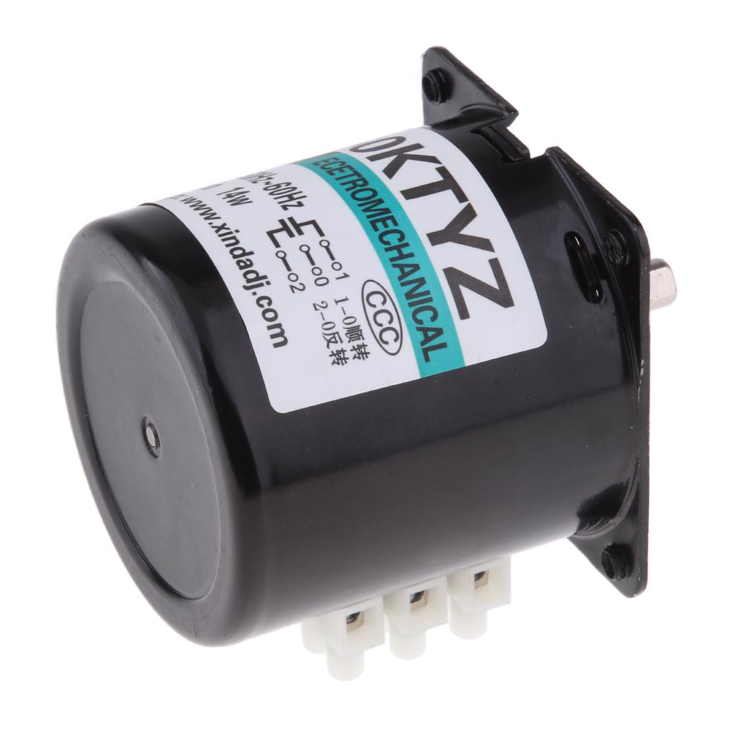 60KTYZ 220V 30RPM Permanent Magnetic Electric Synchronous Motor 14W 