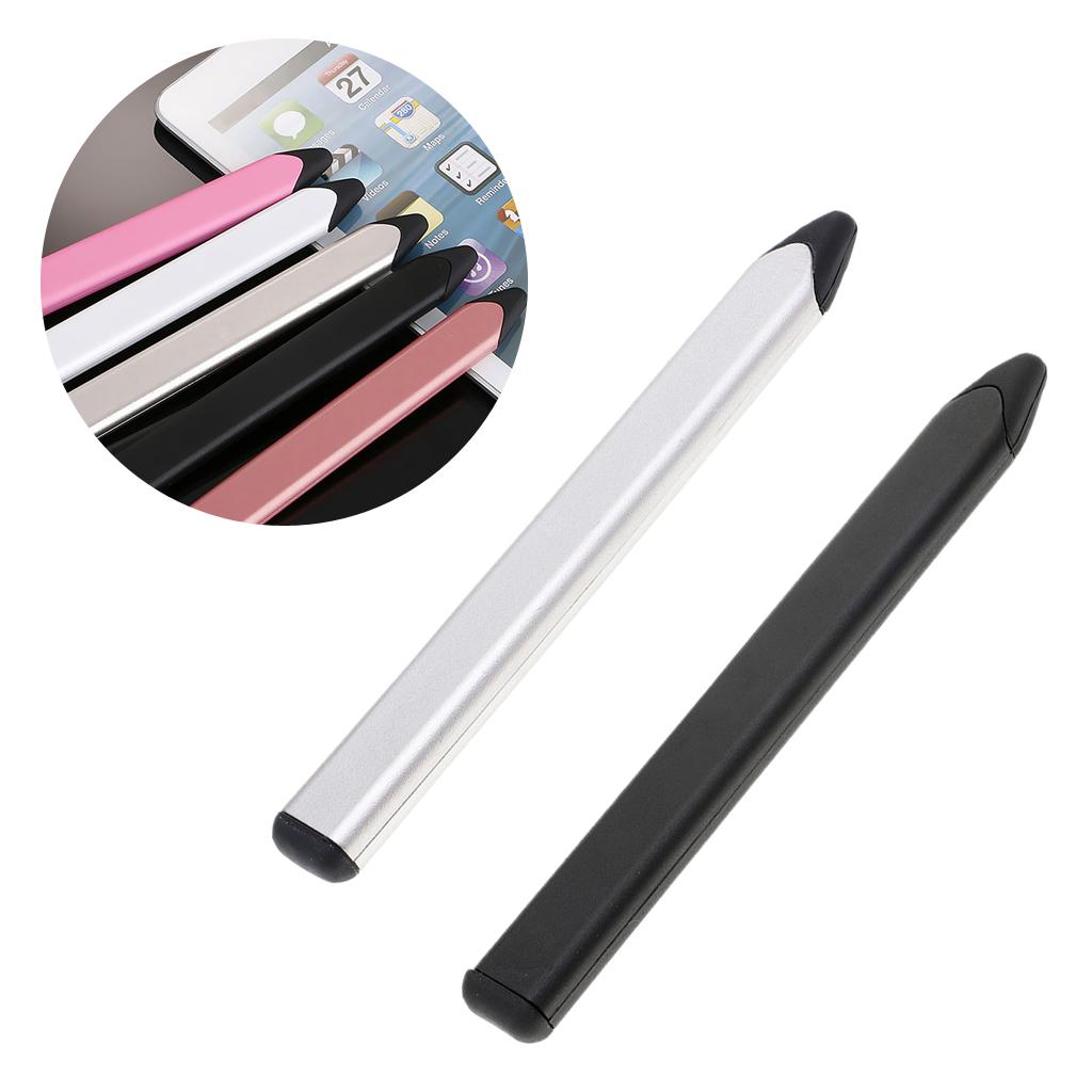 Flat Touch Screen Capacitive Stylus Pen Pencil for Mobile Phone Tablet Black