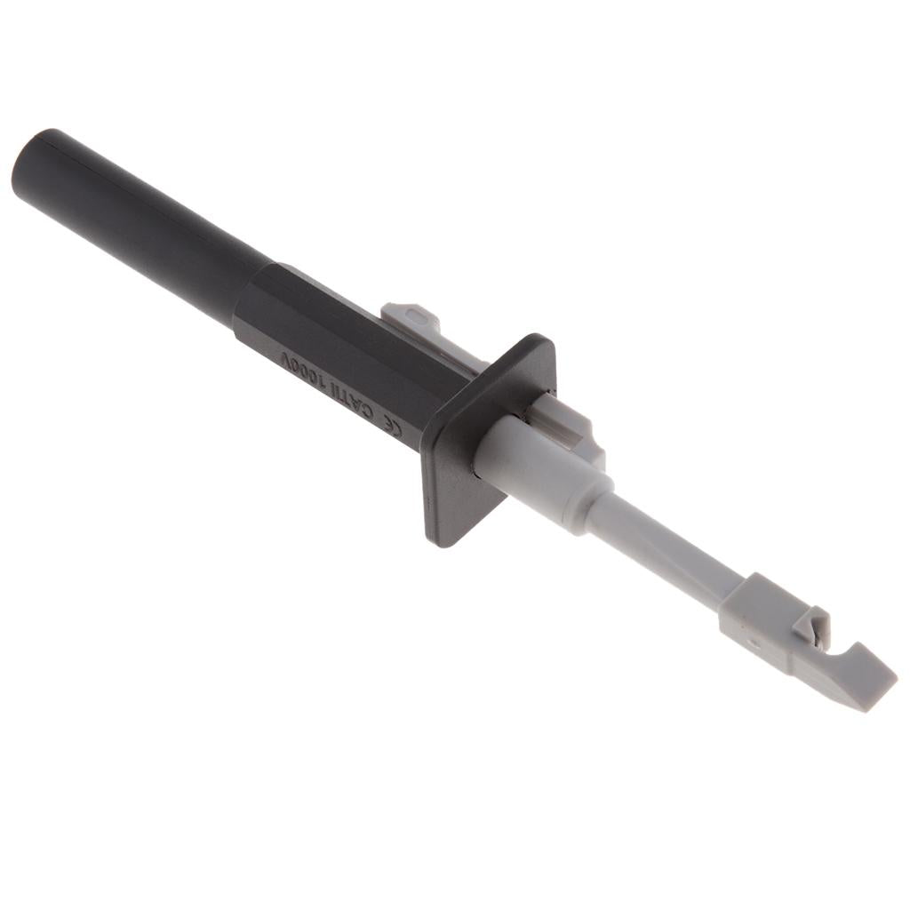 Test Clip Set Insulation Piercing Alligator Probe For Car Circuit Detection Black