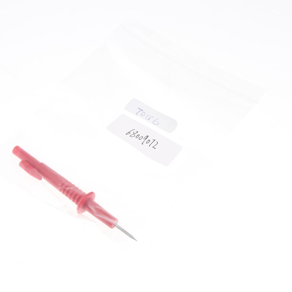 2mm Diameter Stainless Steel Banana Plug Test Probe Lead Pin Tip Pen  red