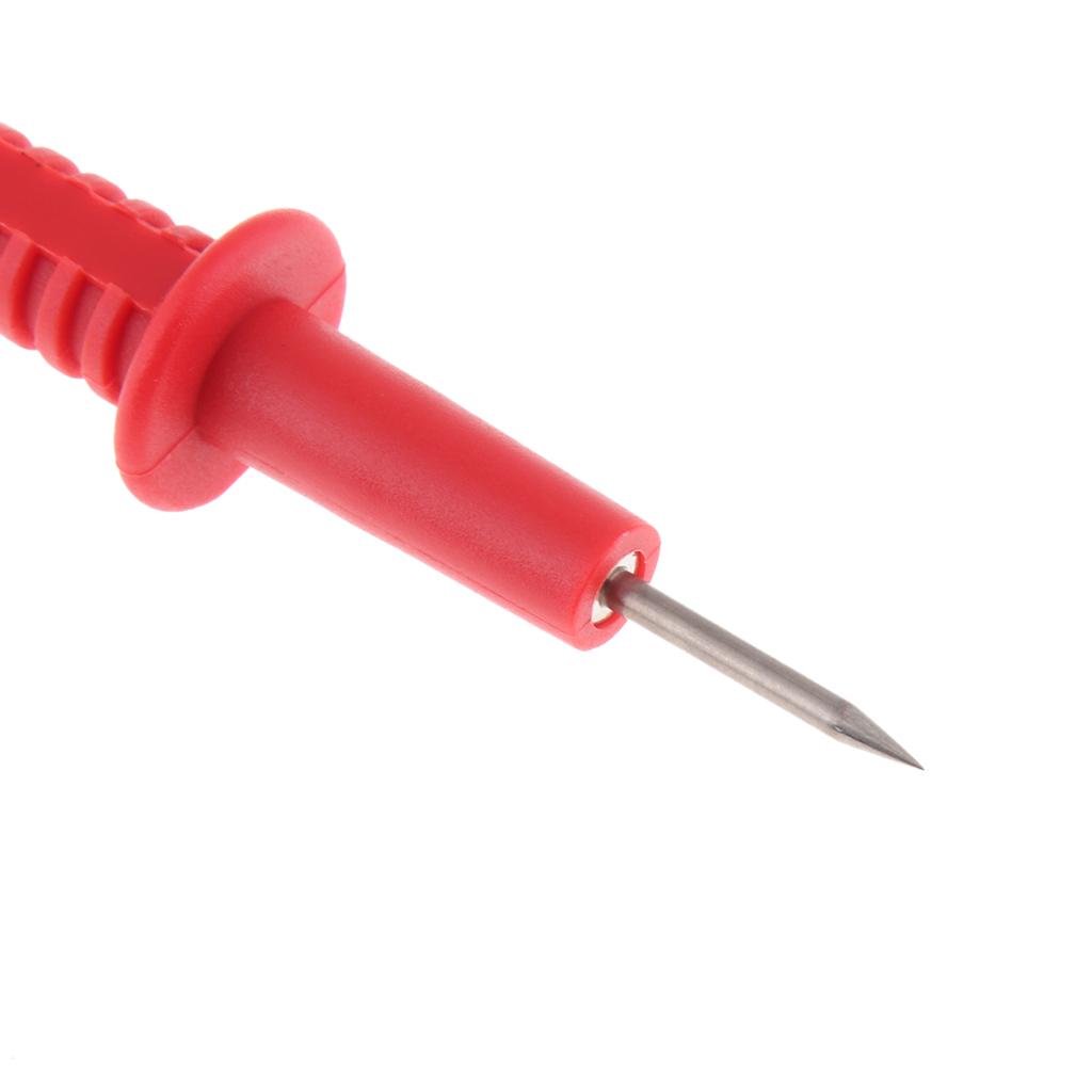 2mm Diameter Stainless Steel Banana Plug Test Probe Lead Pin Tip Pen  red
