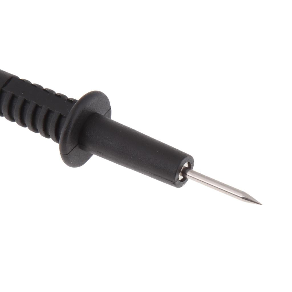 2mm Diameter Stainless Steel Banana Plug Test Probe Lead Pin Tip Pen  black