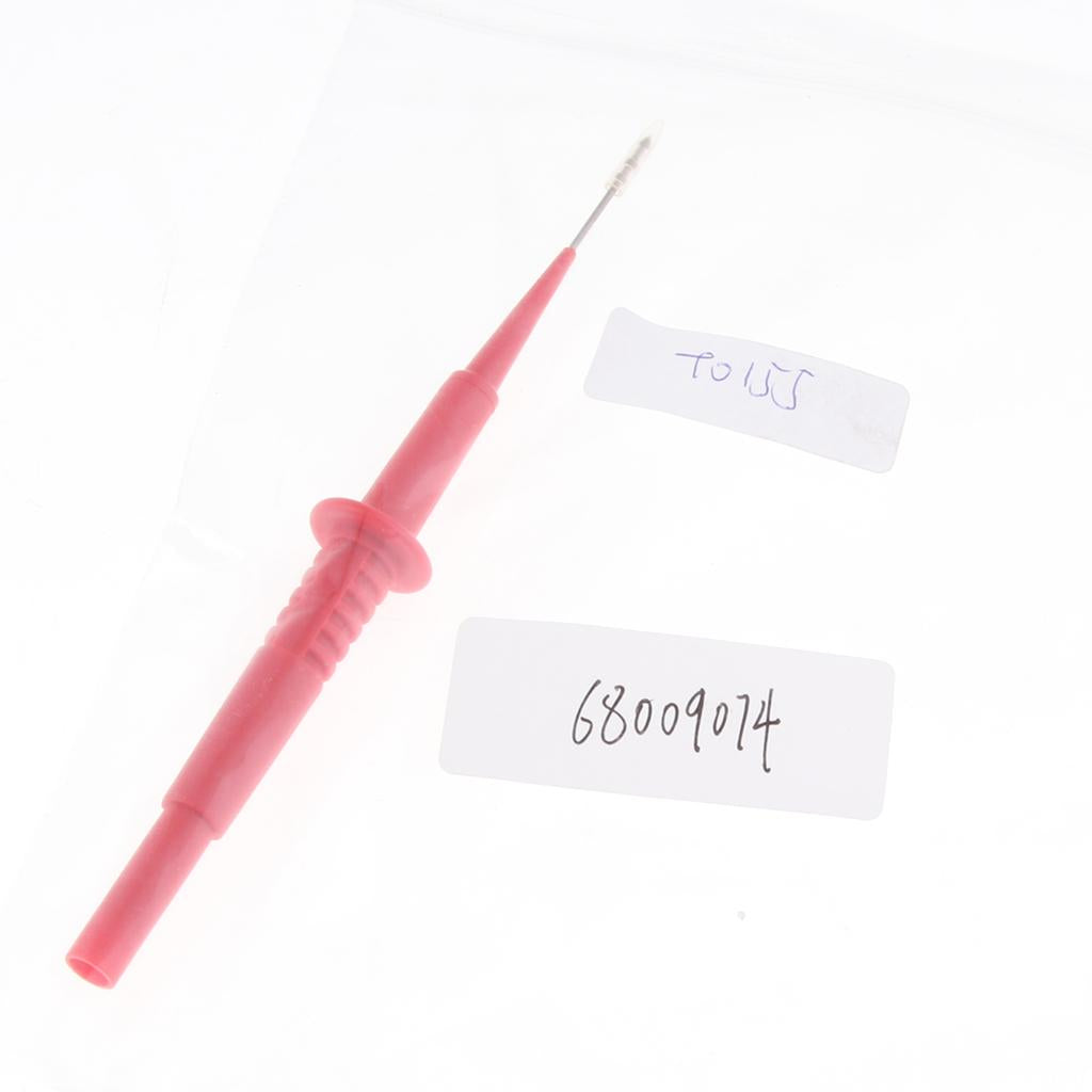 1mm 600V Insulation Piercing Needle Test Probes with 4mm Banana Socket Red