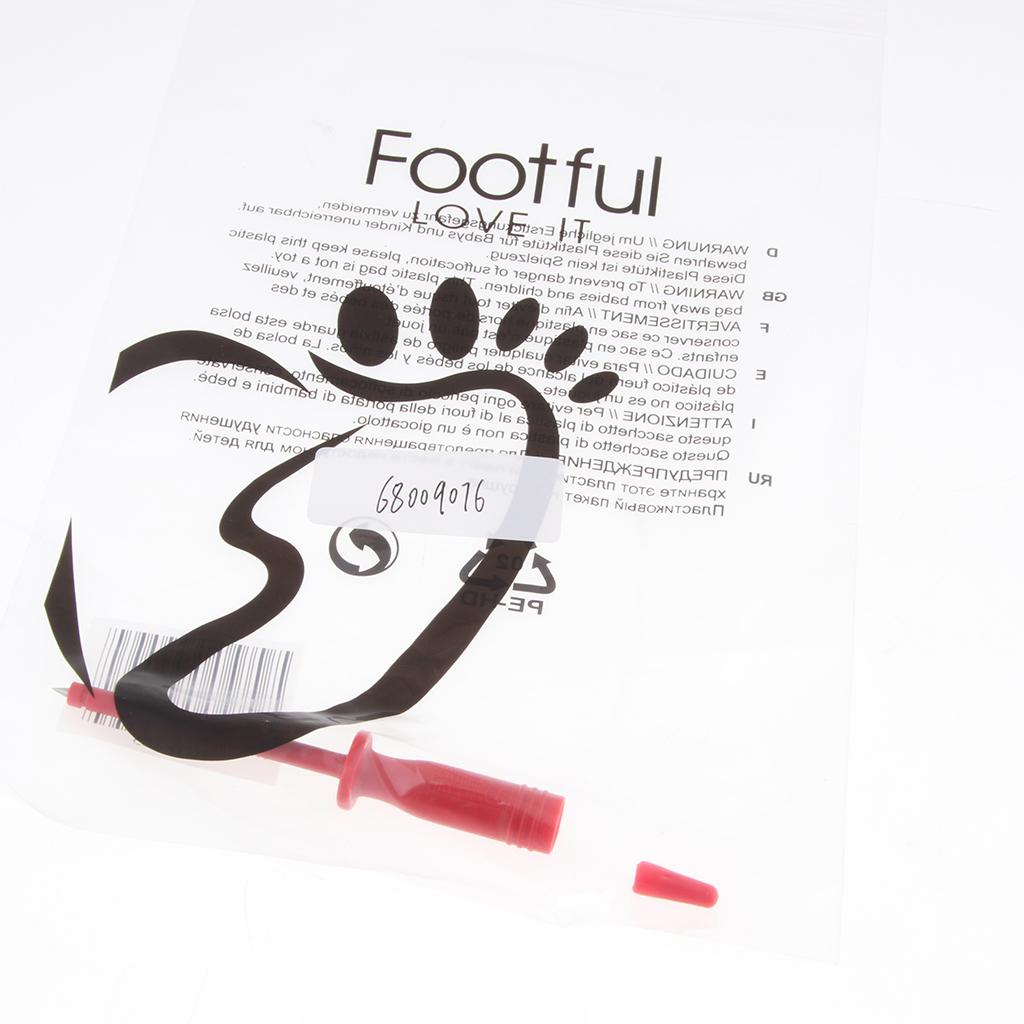 1000V Insulation Piercing Needle Test Probes with 4mm Banana Socket Red