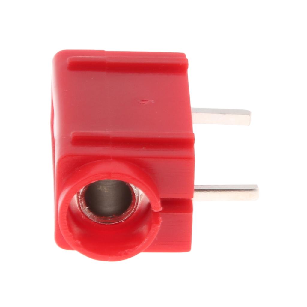 4mm Banana Plug Jack Panel Mount Stacking Socket Slot Connector Red
