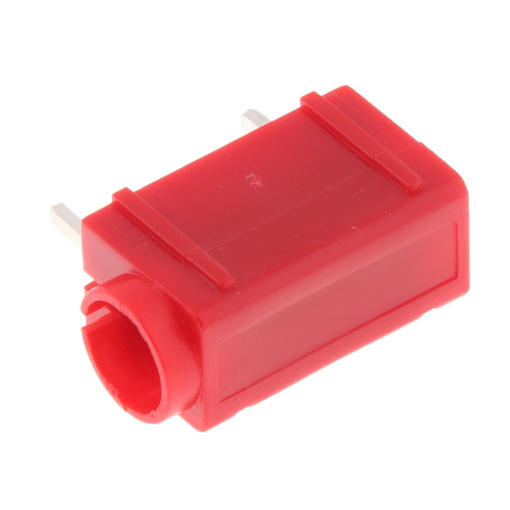 4mm Banana Plug Jack Panel Mount Stacking Socket Slot Connector Red