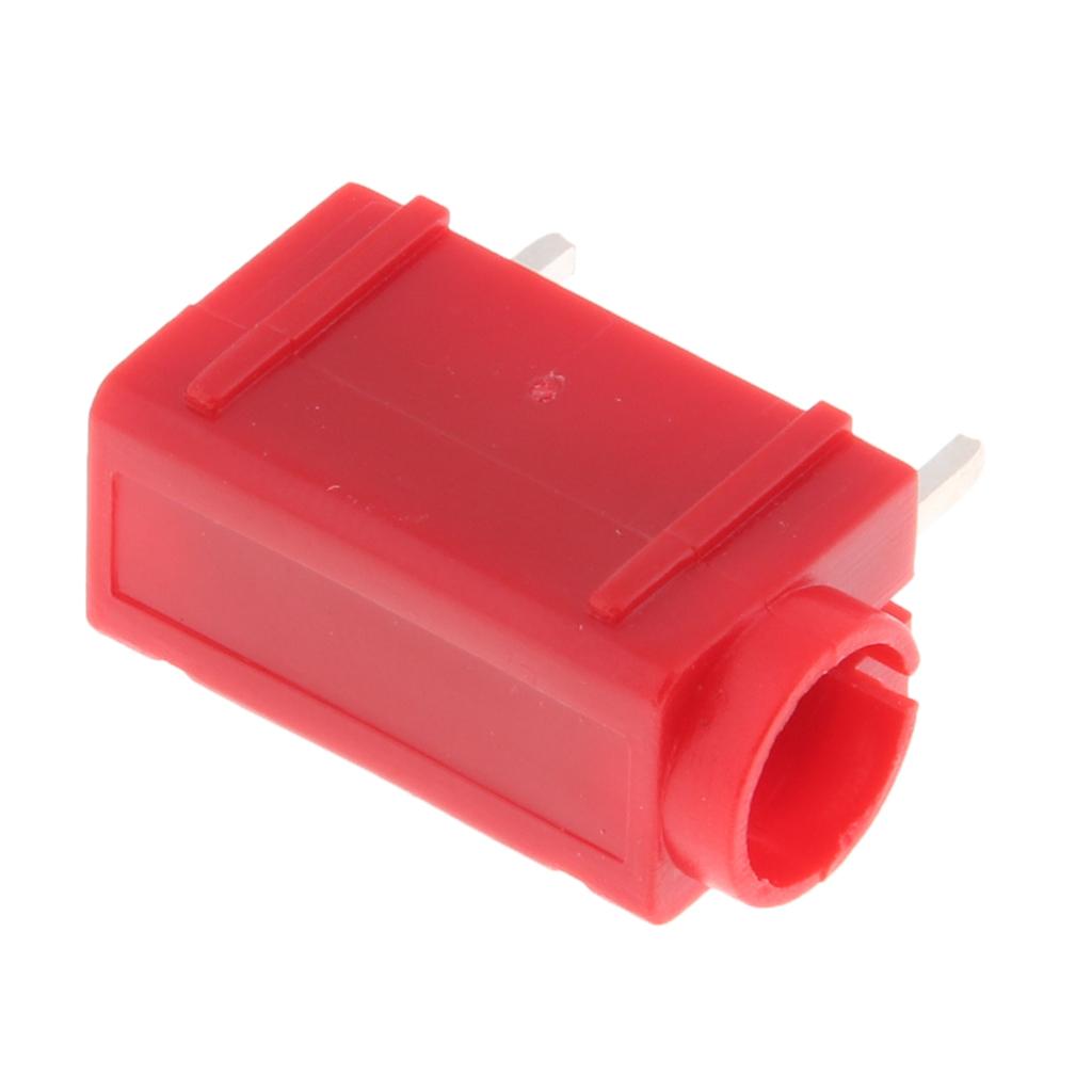 4mm Banana Plug Jack Panel Mount Stacking Socket Slot Connector Red