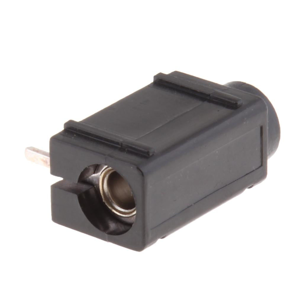 4mm Banana Plug Jack Panel Mount Stacking Socket Slot Connector Black
