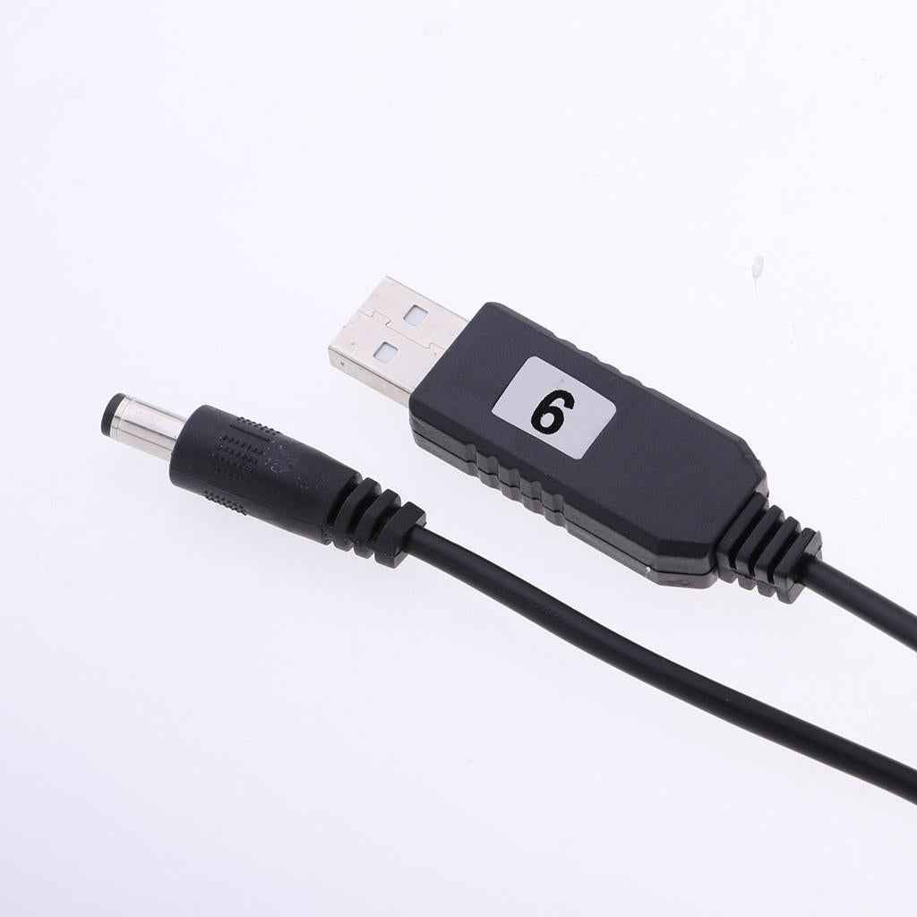 DC 5V To DC 9V USB Voltage Step Up Converter Cable With DC Jack 5.5 X 2.1mm