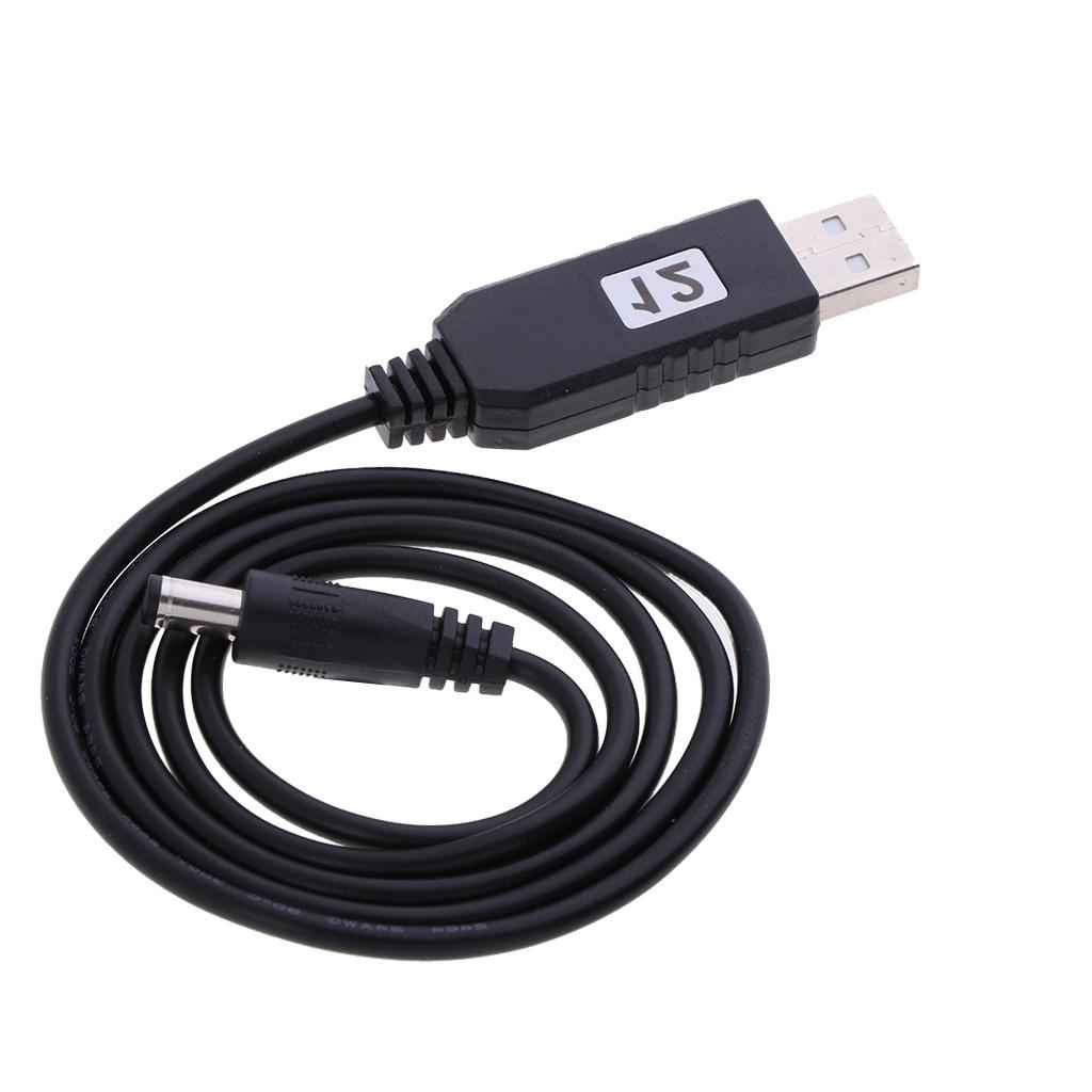 DC 5V to DC 12V USB Voltage Step Up Converter Cable with DC Jack 5.5x2.1mm