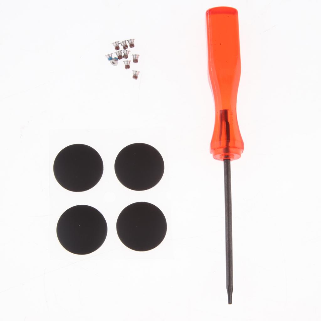 2x4 Pack Case Feet + Screws + Screwdriver for MacBook Retina A1398 A1425 A1502