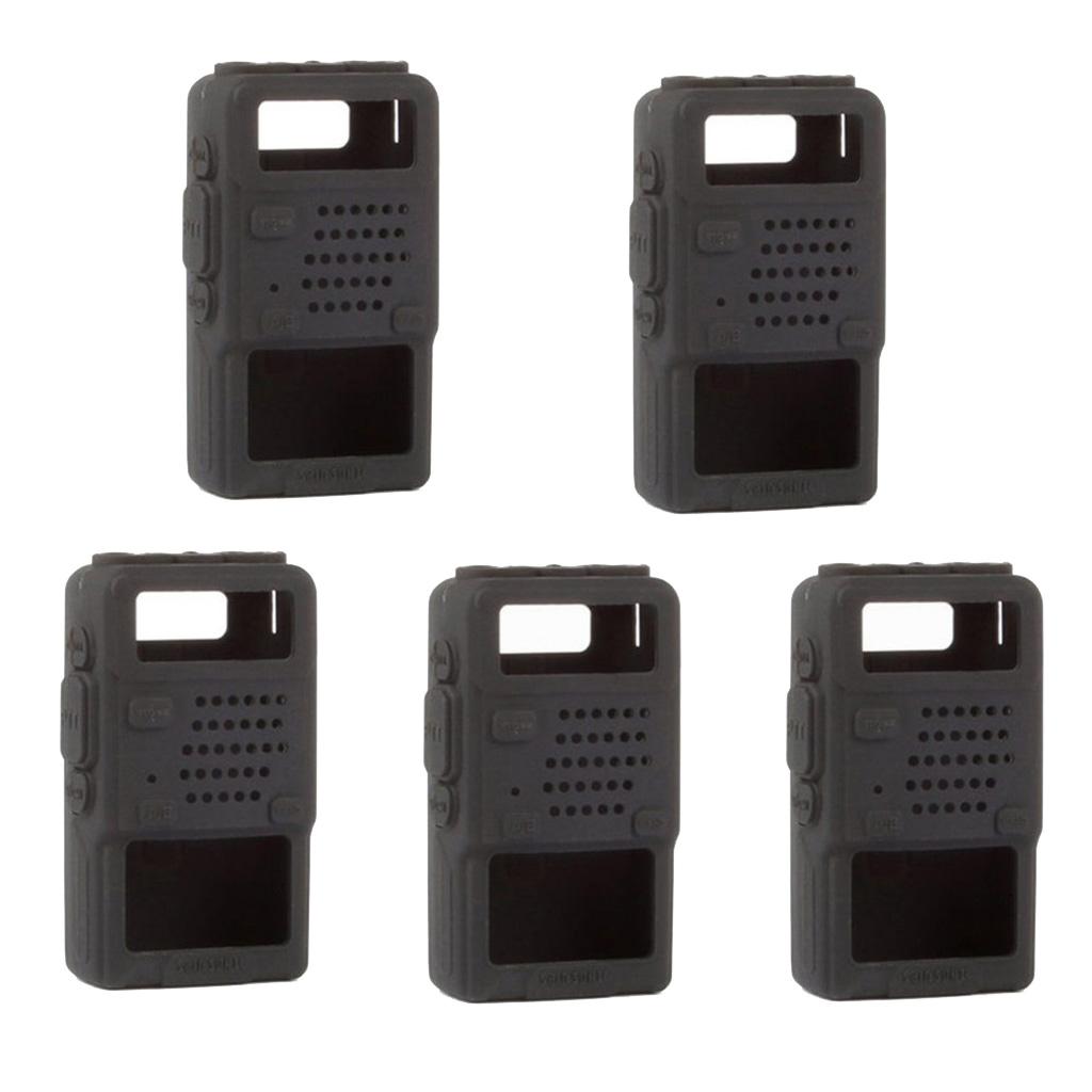 5pcs Two Way Radio Case Holder Protective Holster for Baofeng Walkie Talkies