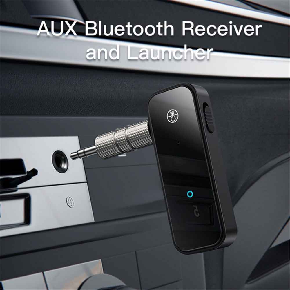 YESIDO YAU25 2-in-1 Bluetooth-compatible 5.0 Transmitter Receiver Aux Adapter for Car Home Stereo System