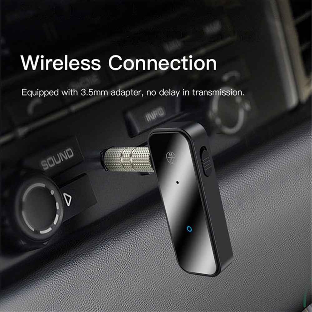 YESIDO YAU25 2-in-1 Bluetooth-compatible 5.0 Transmitter Receiver Aux Adapter for Car Home Stereo System