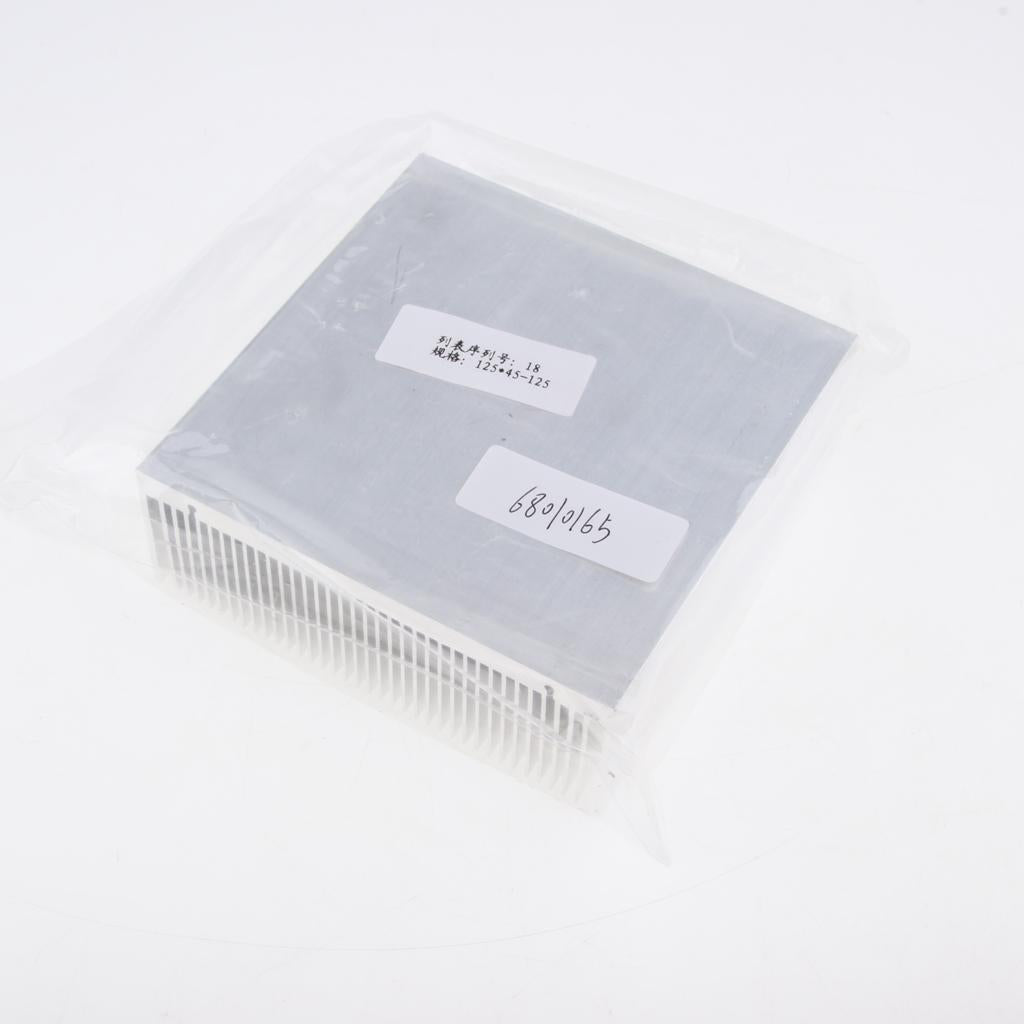 Aluminum Heat Sink 125*125*45MM Cooling Heatsink for High Power LED Light