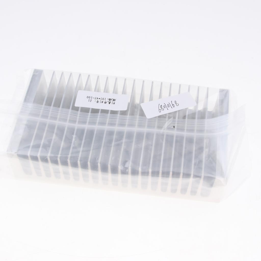 Aluminum Heat Sink Cooling Fin for High Power LED & Amplifier Silver