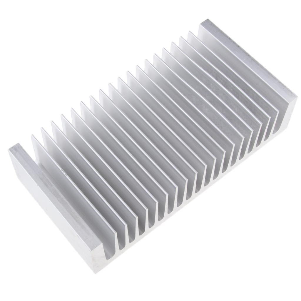Aluminum Heat Sink Cooling Fin for High Power LED & Amplifier Silver
