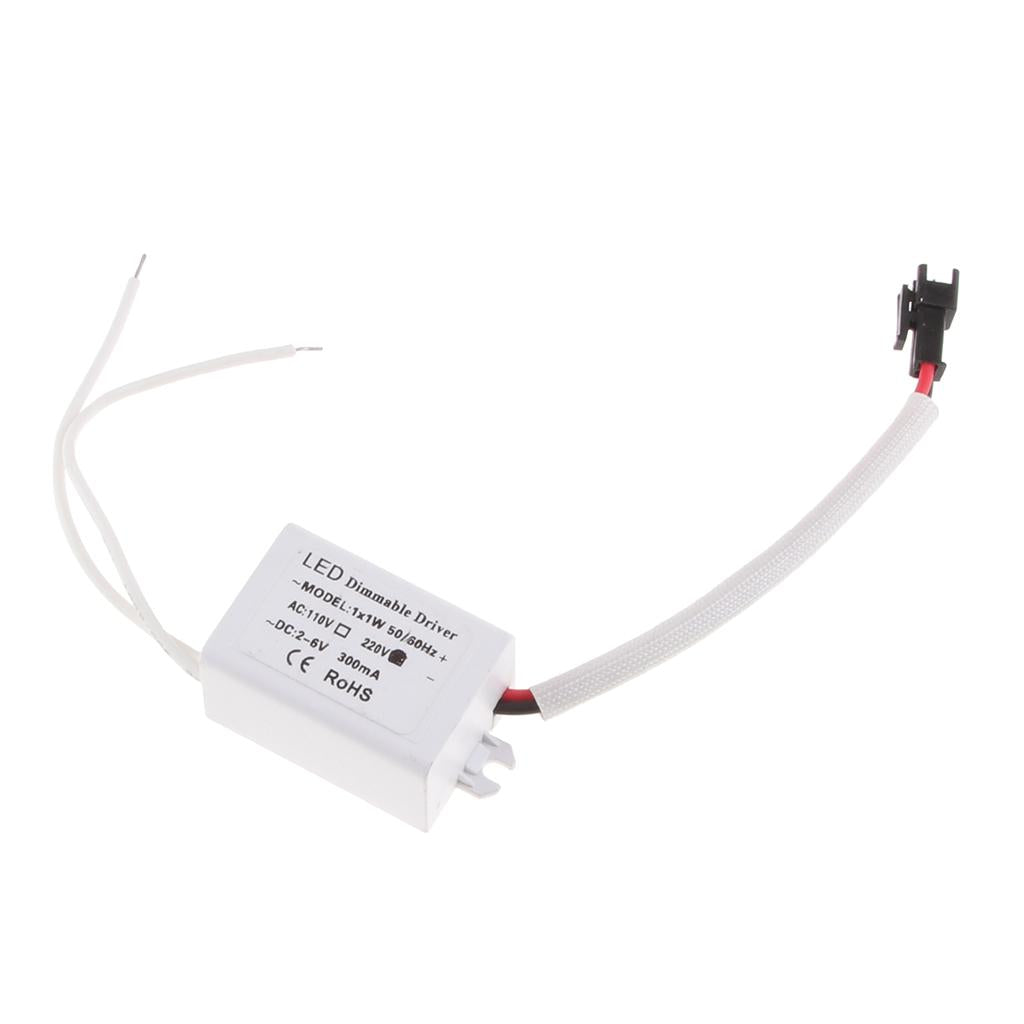4xDimmable LED Power Supply DC 2-6V 300mA 1x1W for LED Downlights