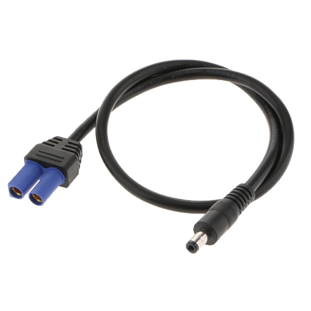 12V EC5 to DC5521 Power Adapter Cable for Car Jump Starter Emergency Power
