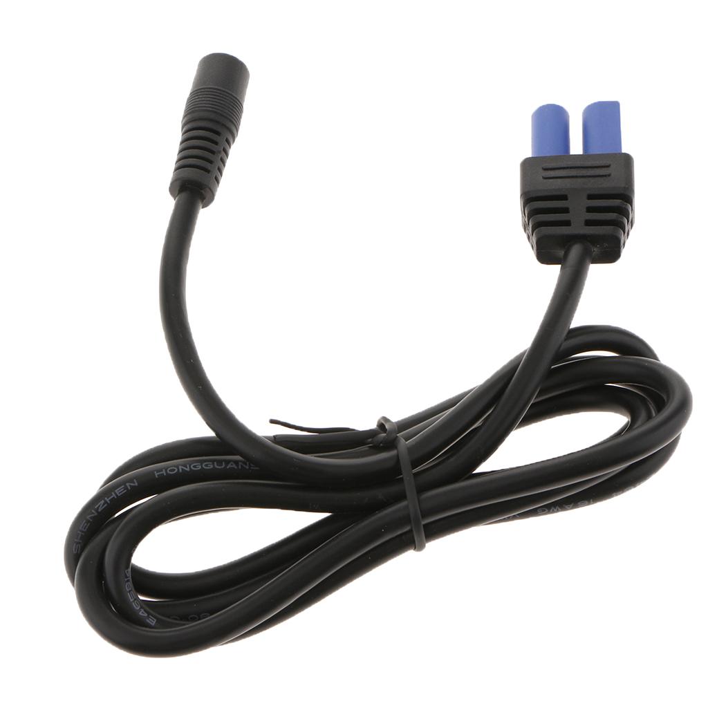 EC5 to DC5521 Female Adapter Car Jump Starter Emergency Power Cable 50cm