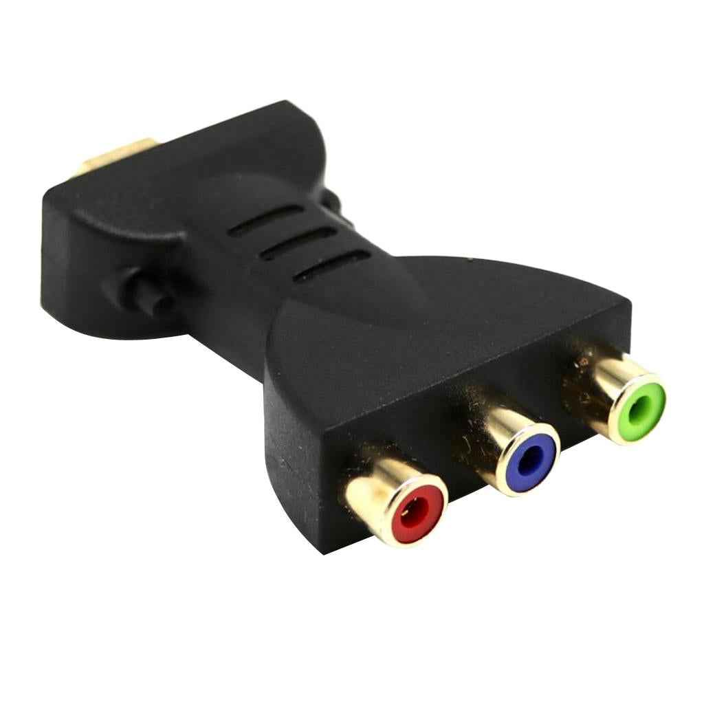 HDMI Male to 3 RCA Video Audio Adapter RGB Component Connector for HDTV