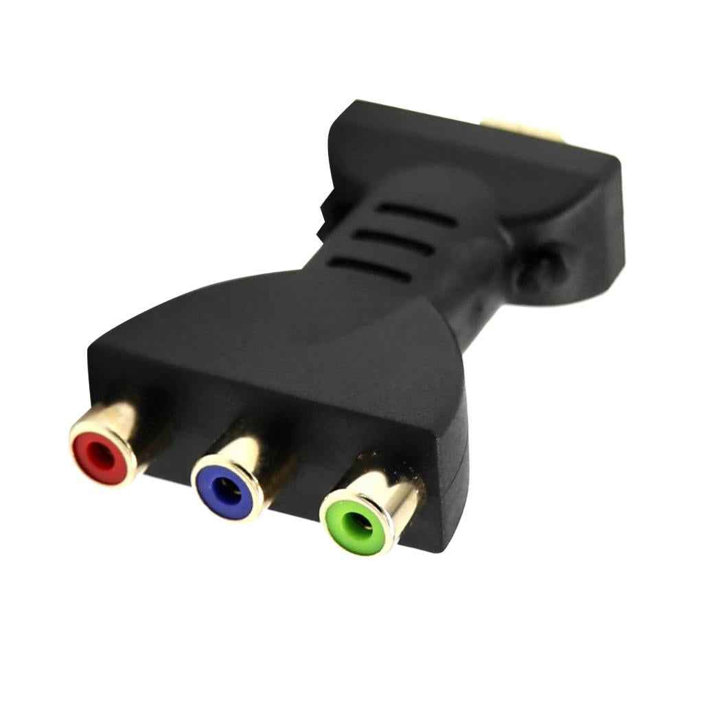 HDMI Male to 3 RCA Video Audio Adapter RGB Component Connector for HDTV