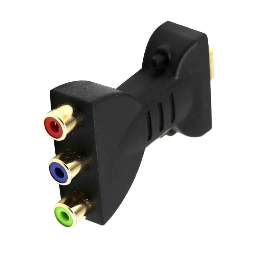HDMI Male to 3 RCA Video Audio Adapter RGB Component Connector for HDTV