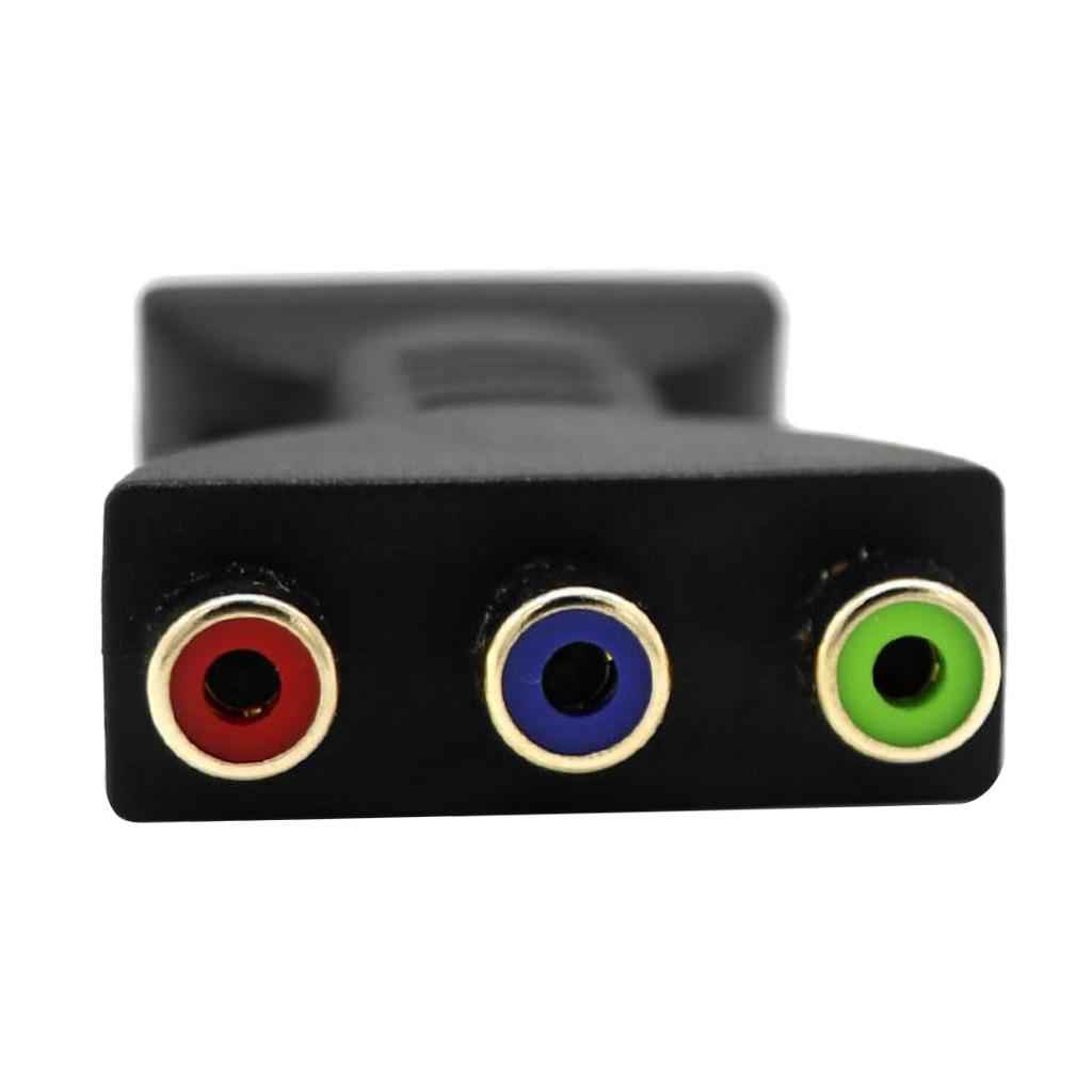 HDMI Male to 3 RCA Video Audio Adapter RGB Component Connector for HDTV