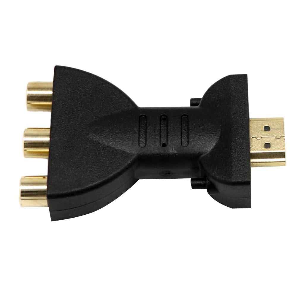 HDMI Male to 3 RCA Video Audio Adapter RGB Component Connector for HDTV