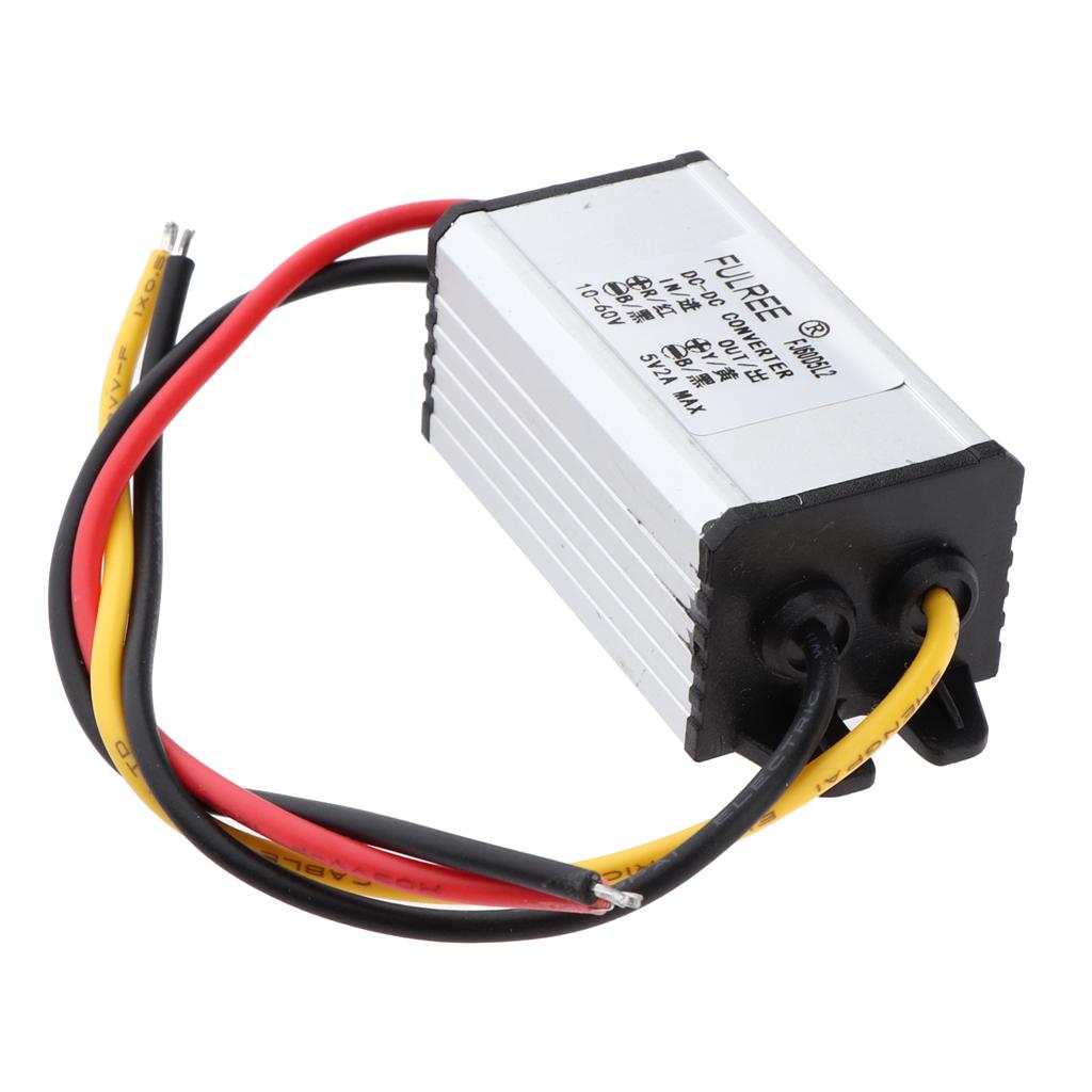 DC/DC Converter 10-60V to 5V 2A 10W Power Supply Module