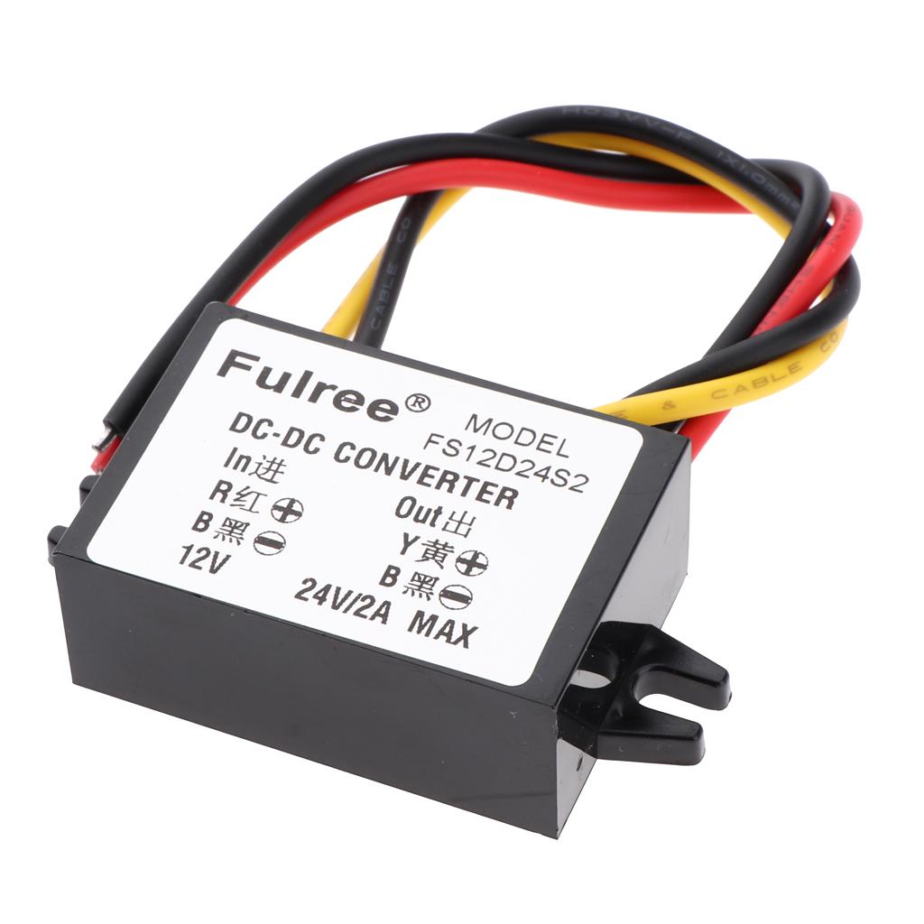 DC/DC Converter 9-22V to 24V 2A 48W Step up Power Supply Module