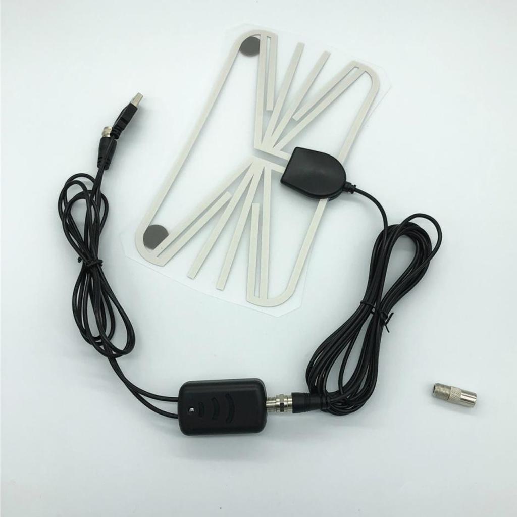 TY24D Indoor Digital HDTV Antenna 80Mile Long Range Amplifier Signal Booster
