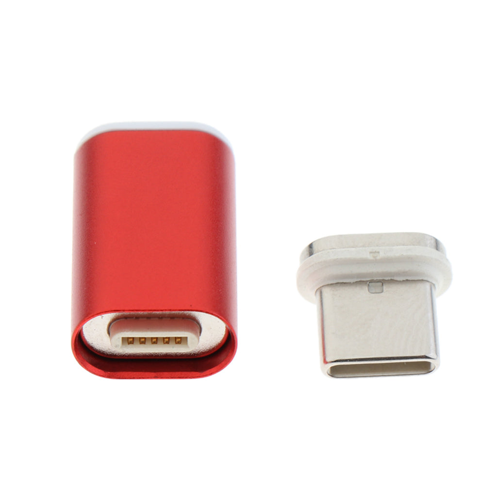 3A Magnetic Type-C To Type-C Charger Adapter for Type-C Cable Red