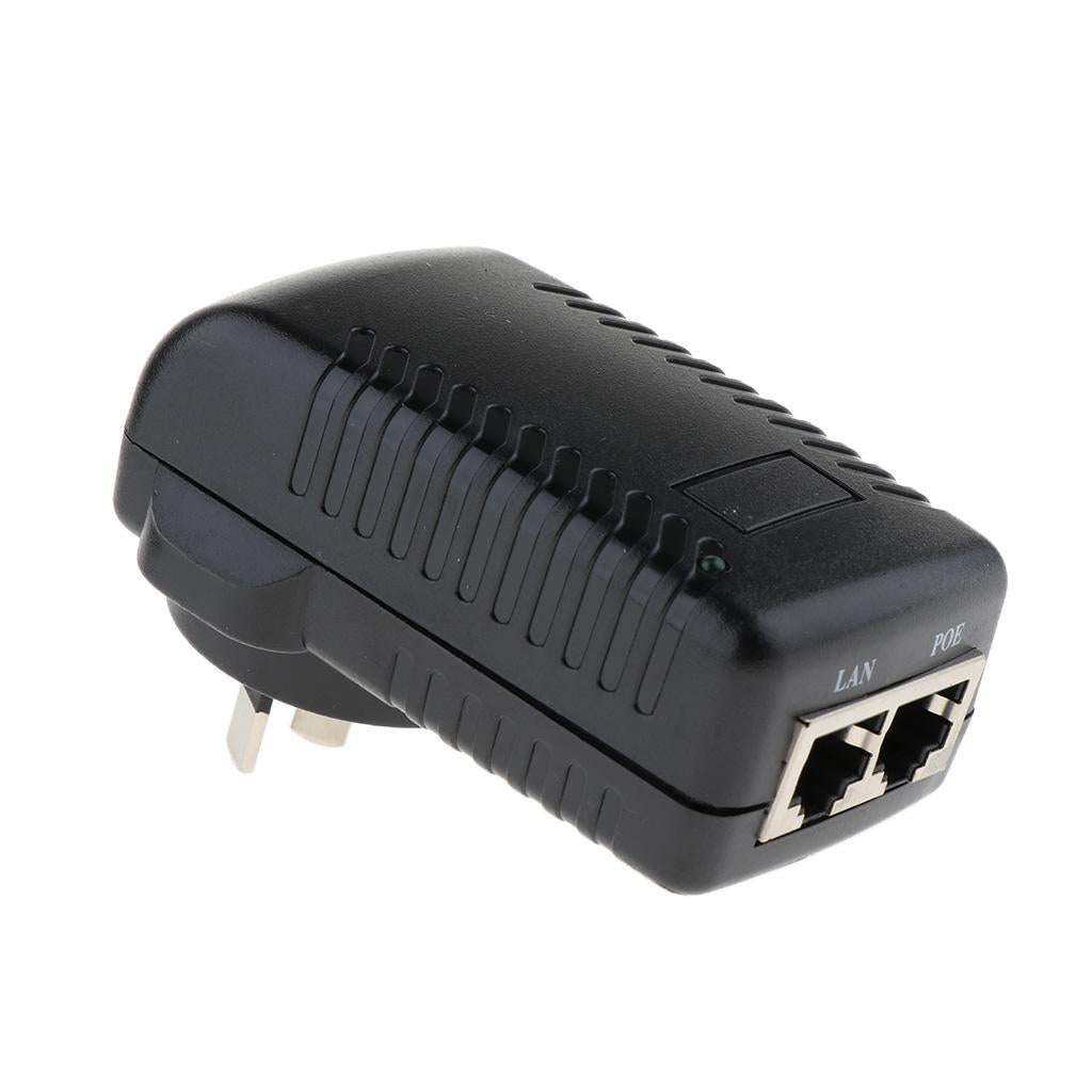 15V1A POE Injector Ethernet Power Supply Switch Wall Adapter for IP Camera