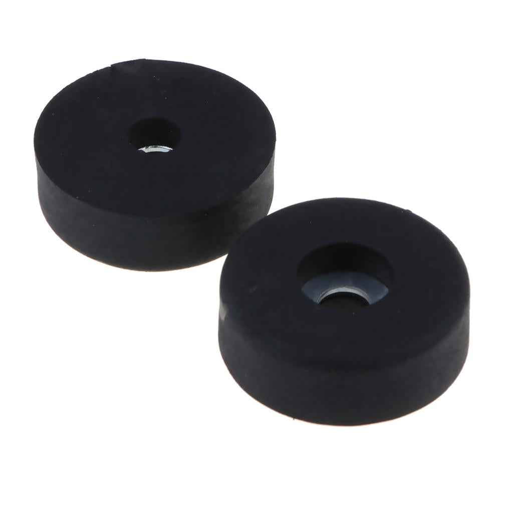 5pcs Round Black Bumpers Pads Rubber Feet, 30x10mm