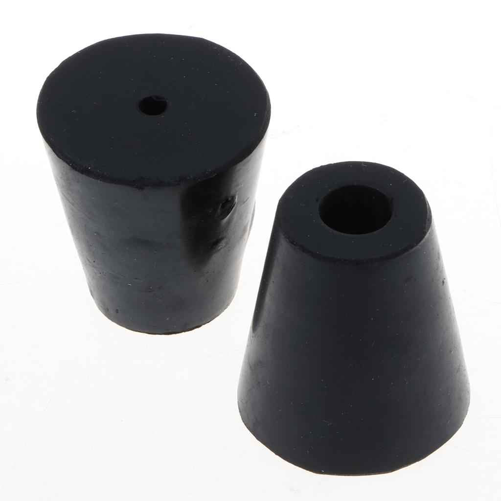 5pcs Round Black Bumpers Pads Rubber Feet, 40x38mm