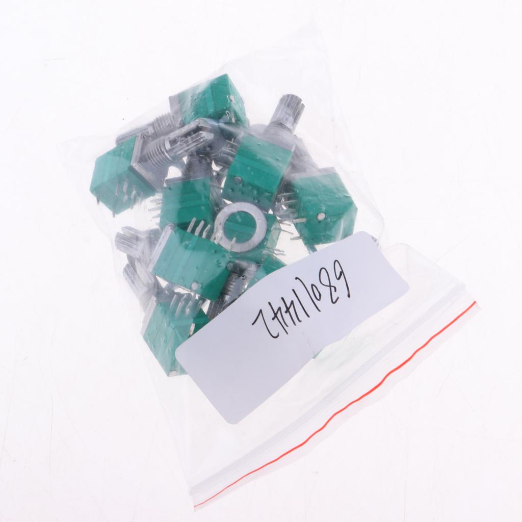4x10 Pieces Audio Amplifier Precision Sealed Double Potentiometers B10K 8Pin