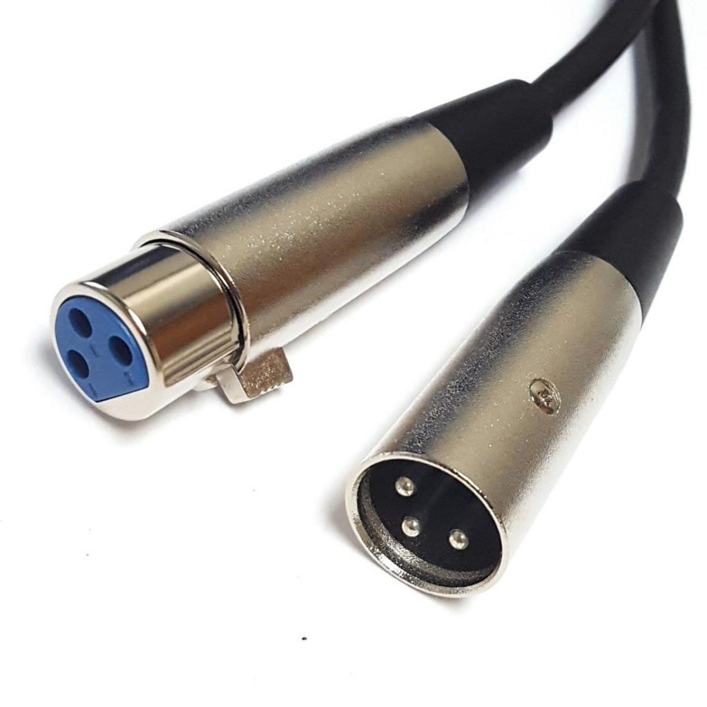 XLR Cable Microphone Lead Male to Female Extension Mic Cable 2 Meter