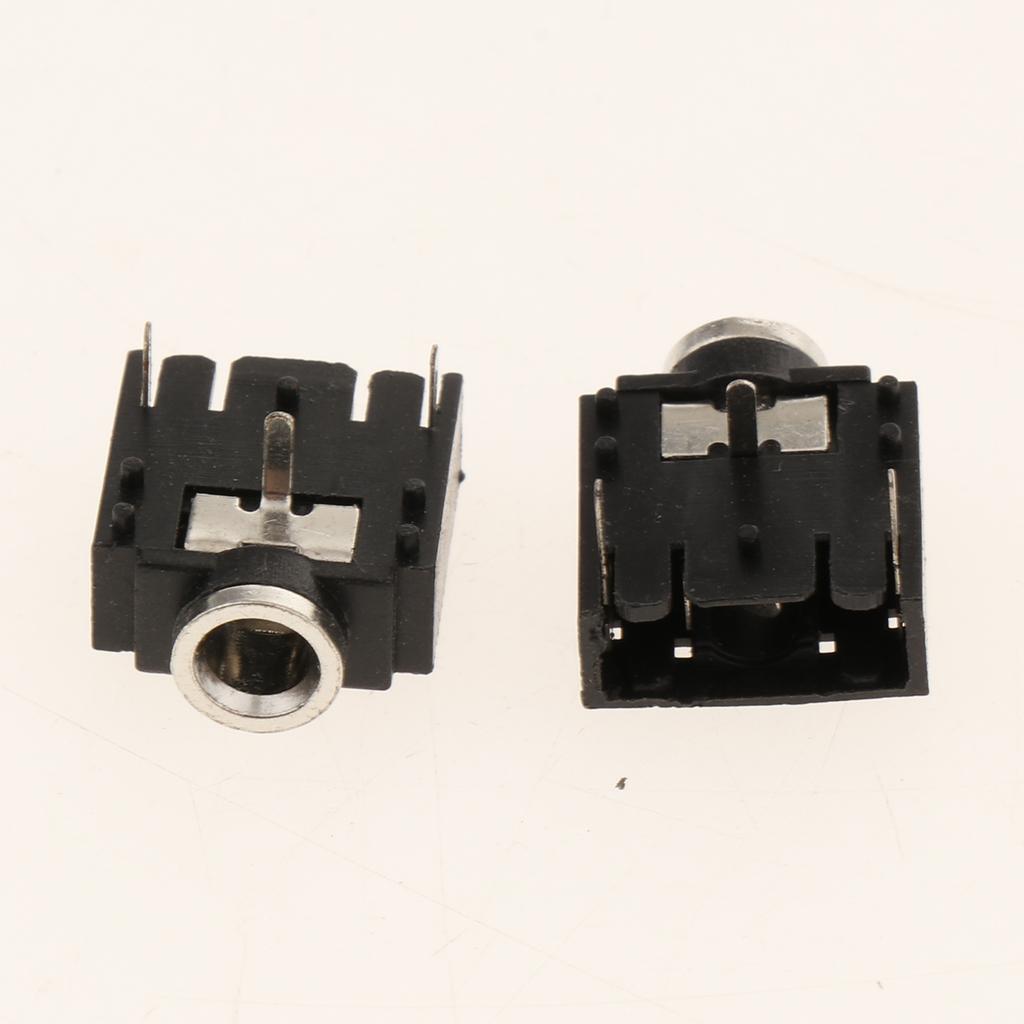 6x10Pieces 3Pin 3.5mm Female Audio Headphone Jack Socket Dual Channel
