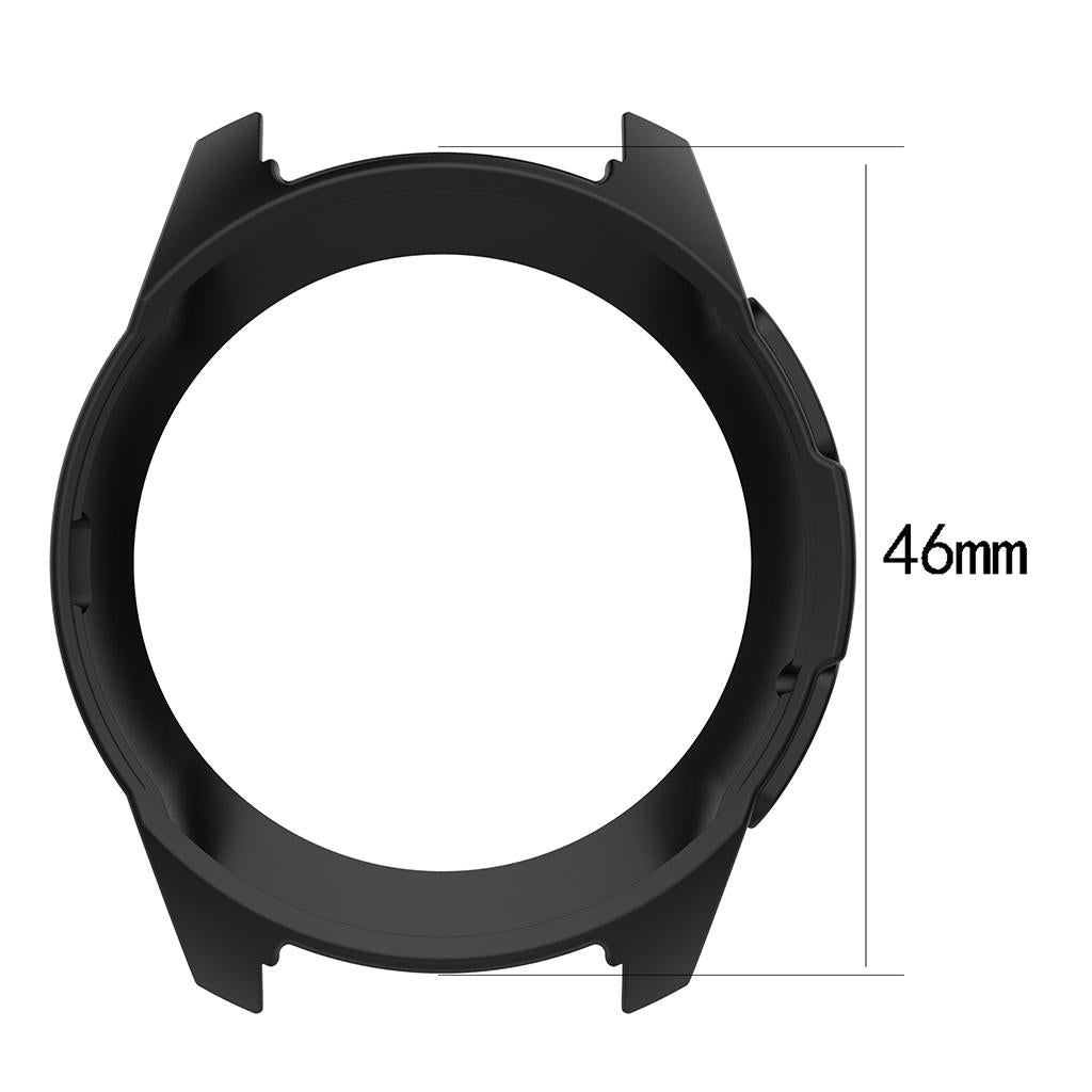 4xProtective Case Cover Frame Shell for Galaxy Watch 42mm Black