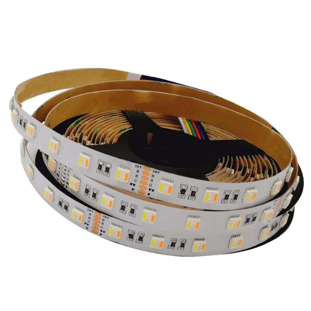 SMD 5050 RGBW LED Strip + CCT with 60 LED Lamp Beads 1m Length 12V