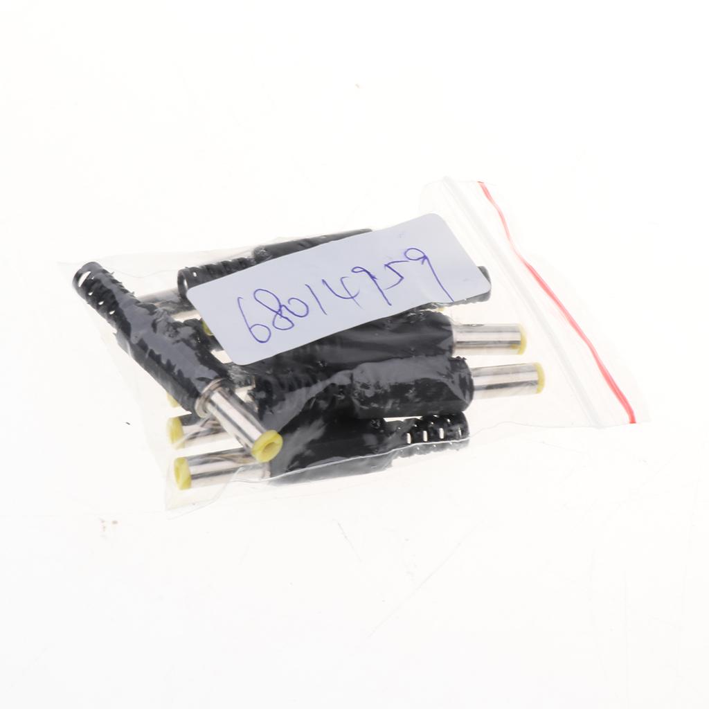 4x10Piece DC Power Male Plug Welding Adapter Connector 5.5x2.1mm