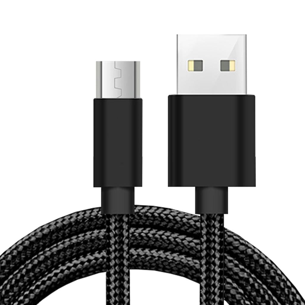 3xHeavy Duty USB Charger Charging Lead Data Cable 2M for Android Black