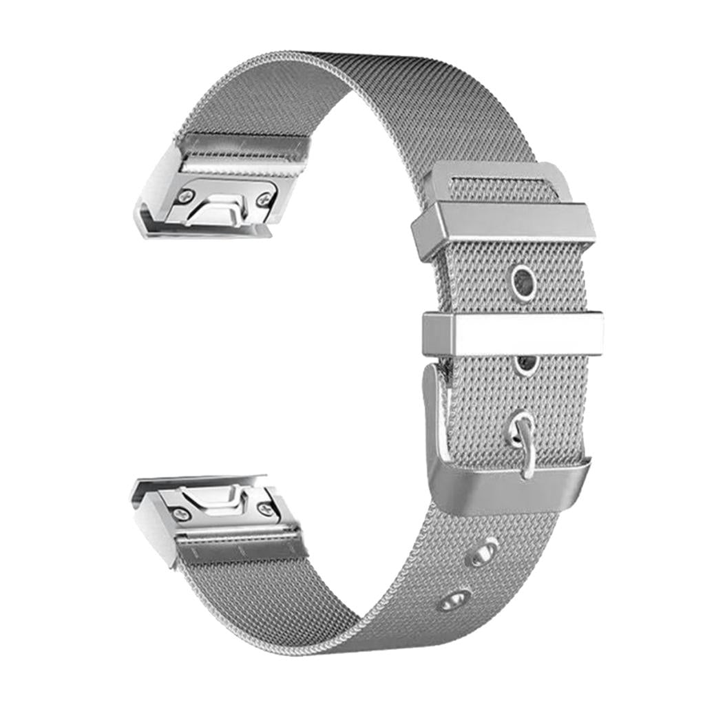 22mm Stainless Steel Milanese Band Strap Bracelet For Garmin fenix 5